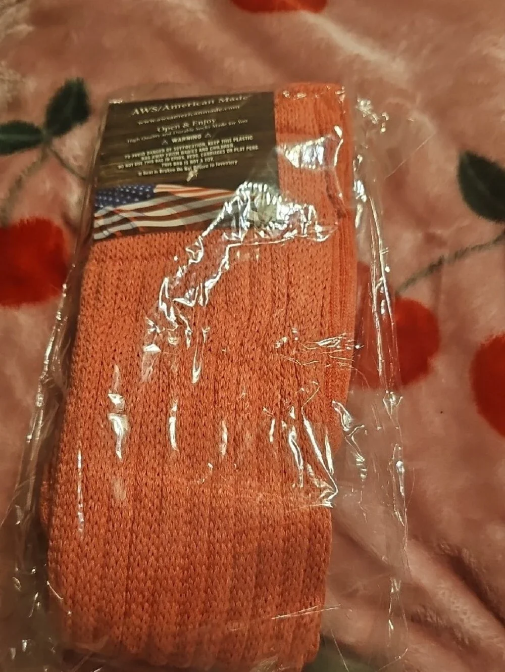 AWS American Made Heavy Slouch Socks — Petunia Pink